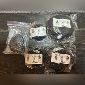 Hair Bun Maker Set- Donuts Pack Of Four Count Black